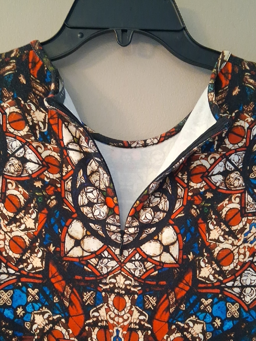 ALEXANDER MQUEEN Sleeveless Mosaic Print Sheath Dress - Multicolor EURO SIZE 44 - Picture 7 of 12